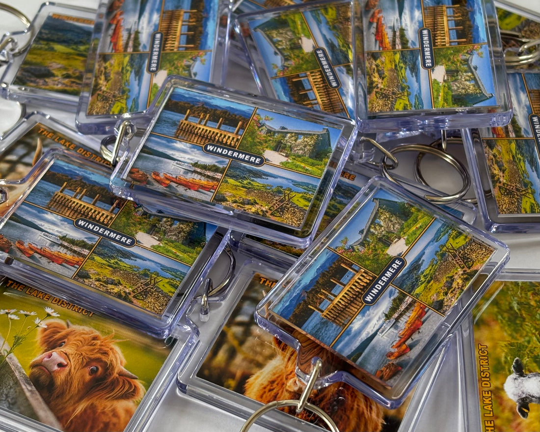 Windermere Lake District Acrylic Keyring