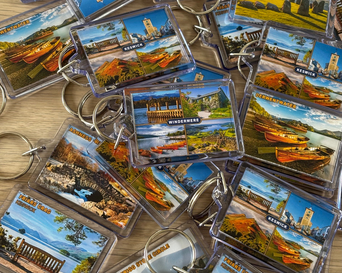 Keswick Lake District Acrylic Keyring