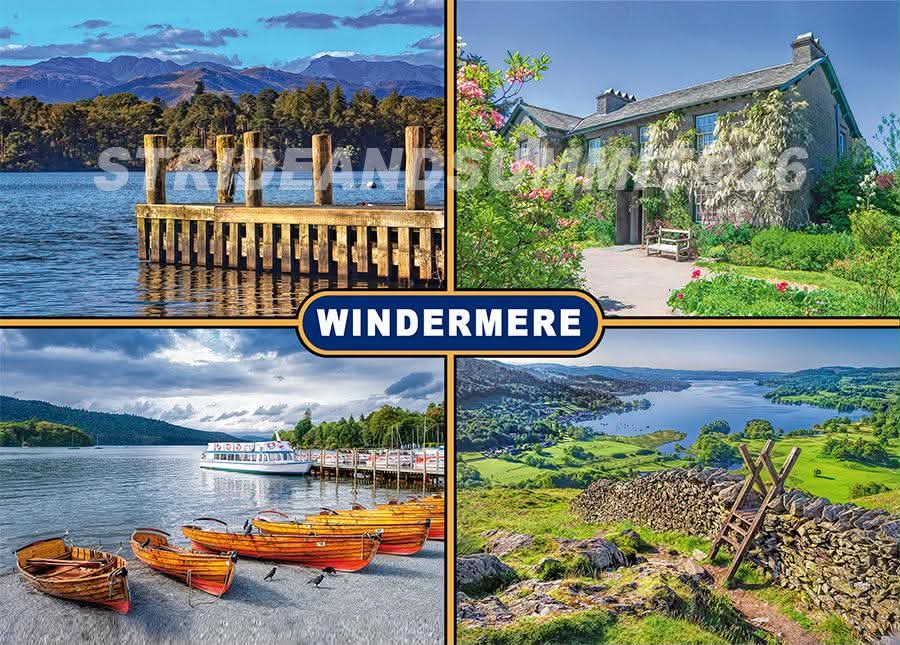Windermere compilation fridge magnet