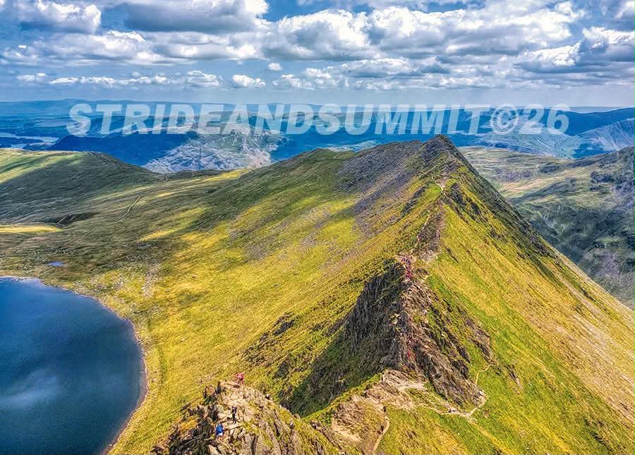 Striding Edge Postcard A6