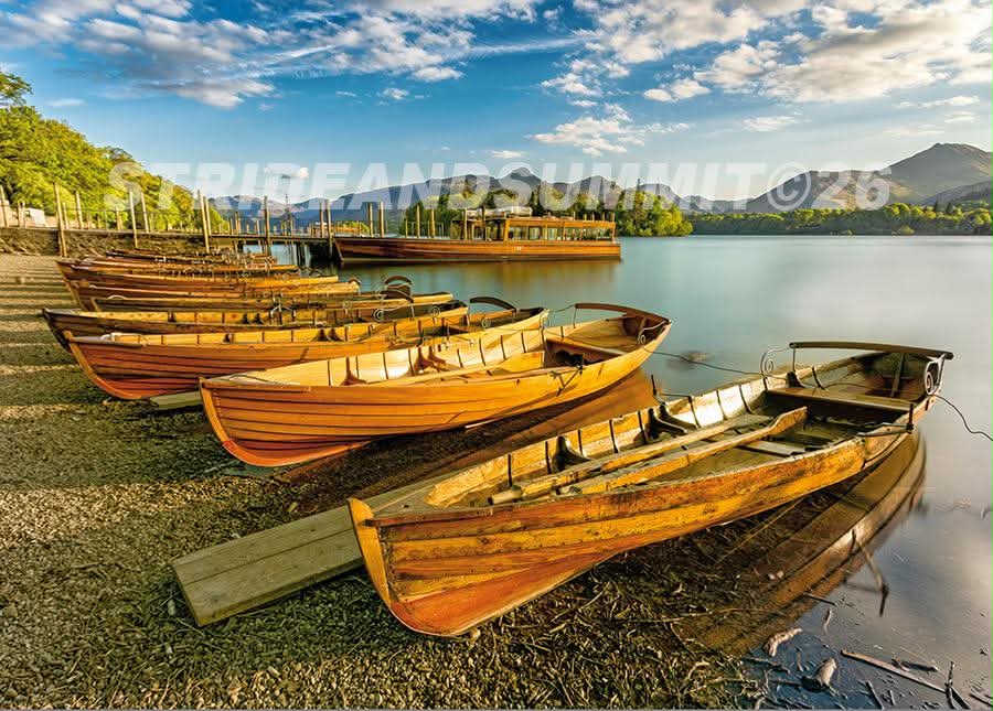 Derwentwater boats fridge magnet