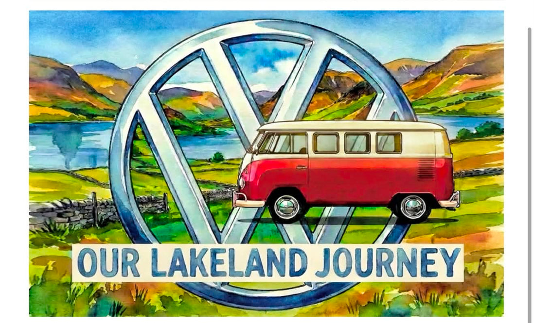 VW Our Lakeland Journey Fridge Magnet