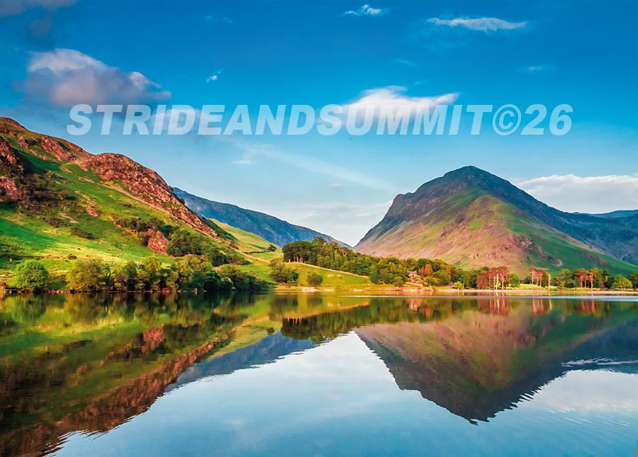 Buttermere Reflections Postcard A6