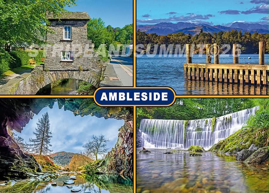 Ambleside Compilation Postcard