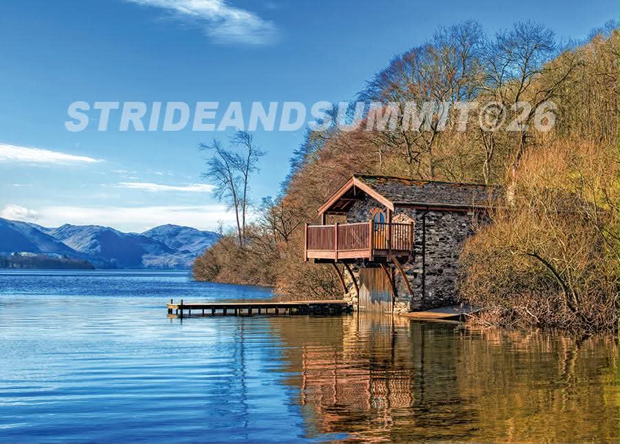Ullswater Duke of Portland Boathouse Postcard A6