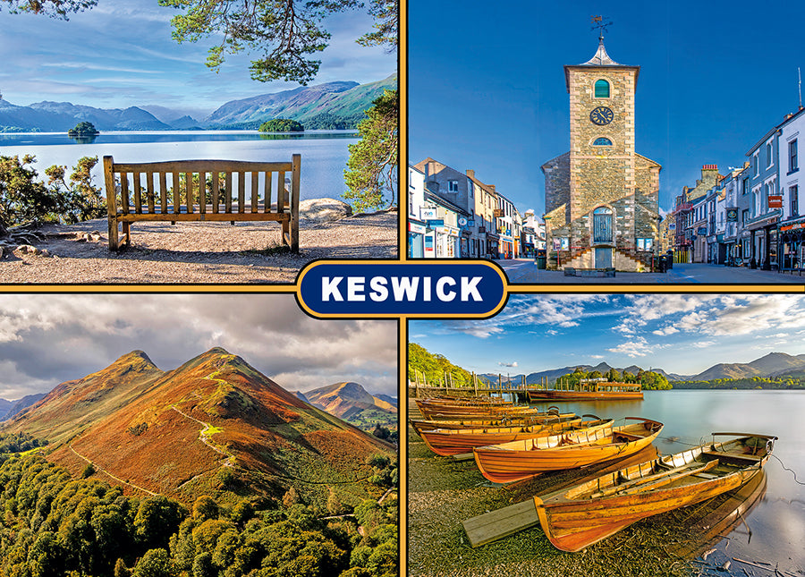 Keswick Compilation Fridge Magnet – 4 Iconic Views