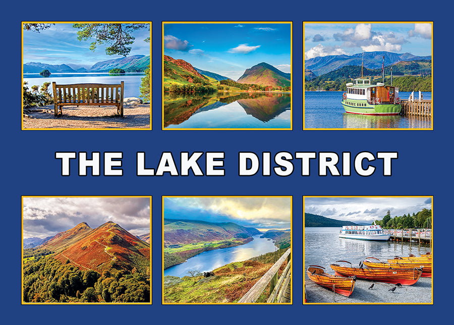 The Lake District Compilation Postcard NO 1 A6